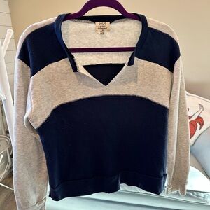 Women's Project Social T Navy and Gray Sweatshirt